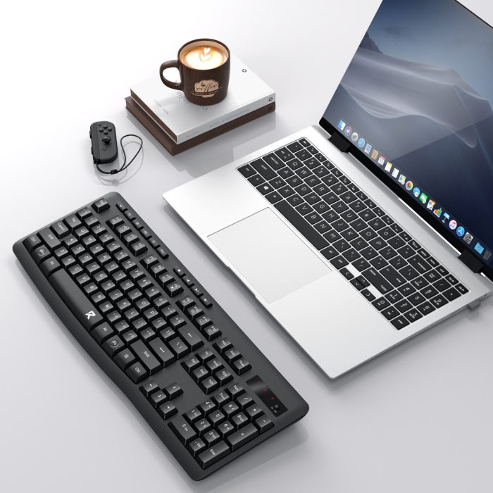 Redragon BK-7367 | Full-Size Ergonomic | 2.4GHz Wireless | Membrane | 104 Keys - New - Image 5