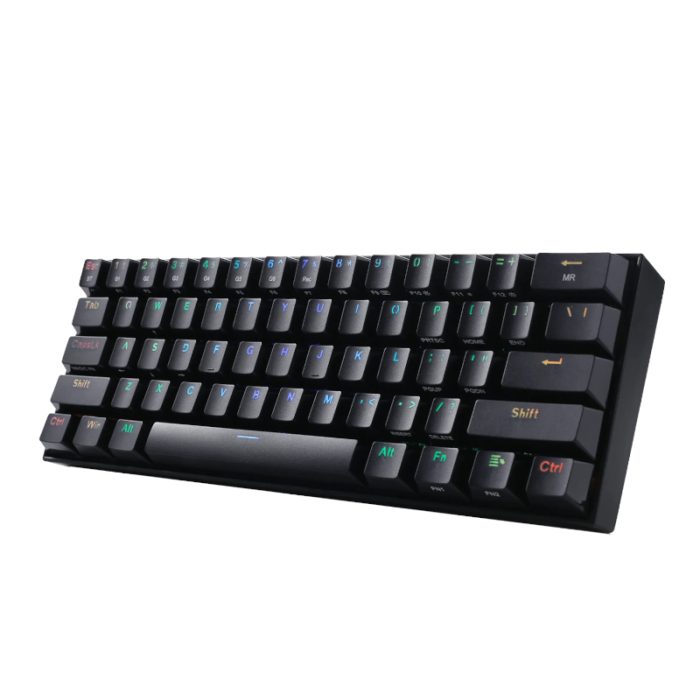 Redragon K530 Draconic PRO | 61-Key 60% Compact | Bluetooth 5.0 & 2.4GHz Wireless | RGB 13 Modes | Hot-Swap Mechanical - New - Image 2