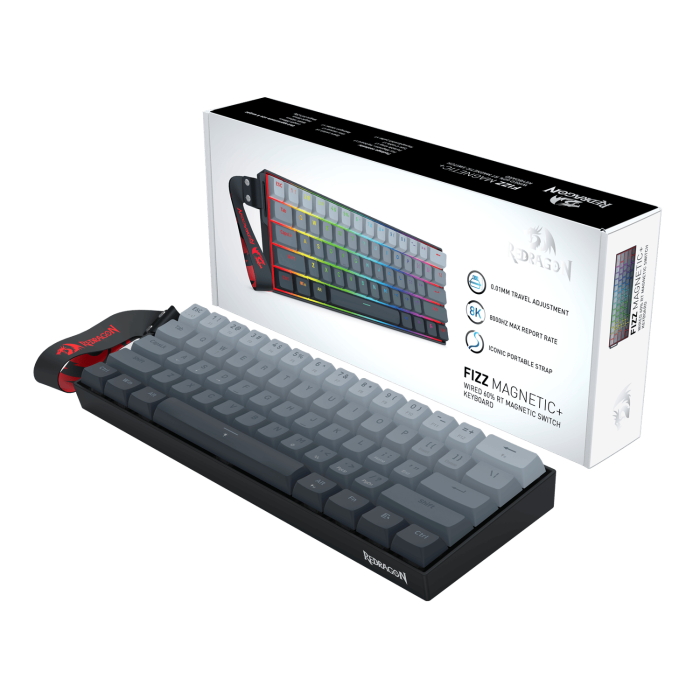 Redragon FIZZ Magnetic+ Wired 60% Gaming Keyboard - Image 8