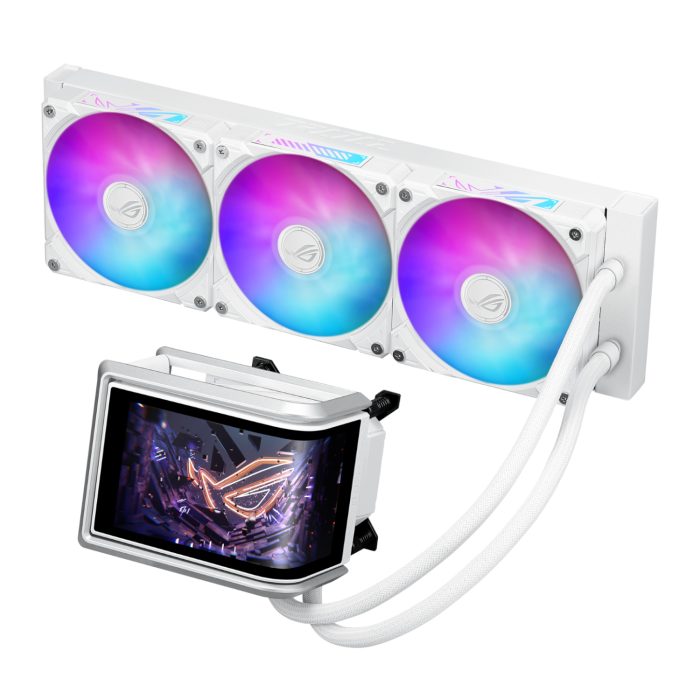 ASUS ROG RYUO IV 360 ARGB Liquid CPU Cooler White Edition - Image 2