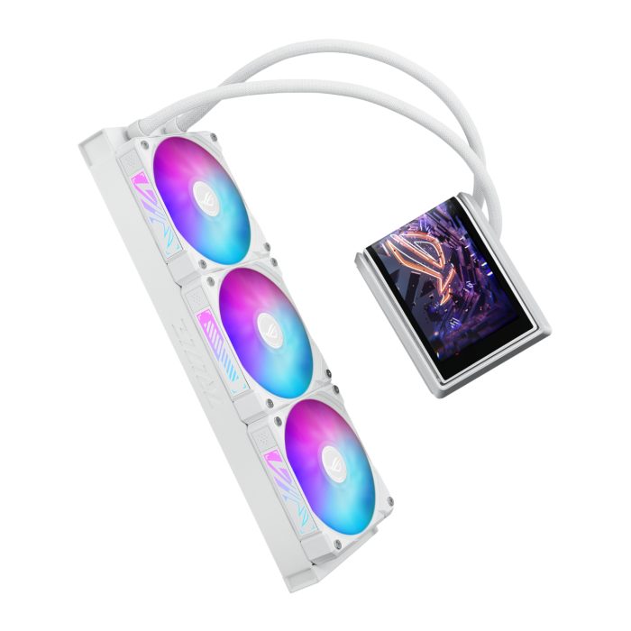 ASUS ROG RYUO IV 360 ARGB Liquid CPU Cooler White Edition - Image 4