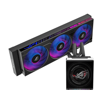 ASUS ROG Strix SLC IV 360 ARGB LCD Liquid CPU Cooler – Black