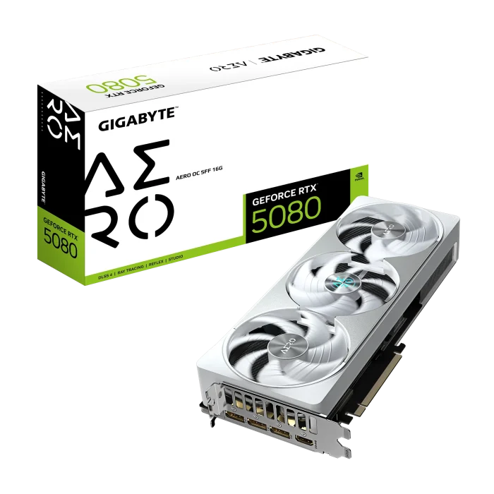 GIGABYTE GeForce RTX 5080 AERO OC | 16GB GDDR7 | 256-Bit Bus | 2730MHz Core Clock | PCIe 5.0 - New - Image 6