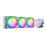 Aerocol Abyss L360 White – 360mm ARGB Liquid Cooler – Intel LGA1851/LGA1700   – AMD AM4/AM5.