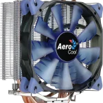 Aerocool Verkho 4 Lite | CPU Air Cooler | 125W TDP | Blue LED | Intel & AMD Compatible - New
