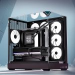 Aerocool APNX V2 Vision | Mid-Tower ATX Case | 3 Tempered Glass Panels | 4x ARGB Fans | 360mm Radiator Support - New