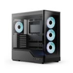 Aerocool P500A | Mid-Tower ATX Case | 4x 120mm ARGB Fans | 4-Port ARGB Hub - New
