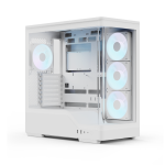 Aerocool P500A | Mid-Tower ATX Case | 4x 120mm ARGB Fans | 4-Port ARGB Hub - New