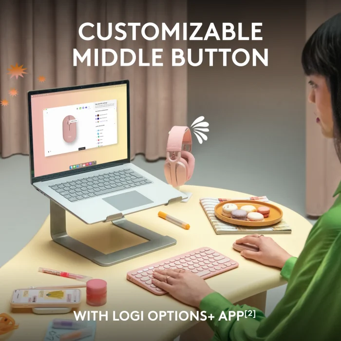 Logitech Pebble Mouse 2 M350s | Wireless & Bluetooth | 4000 DPI | Ambidextrous | Silent Click - New - Image 13