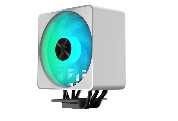Aerocool APNX AP1-V | ARGB CPU Air Cooler | Up to 245W TDP | LGA1700/AM5 Compatible | White Edition - New - Image 3