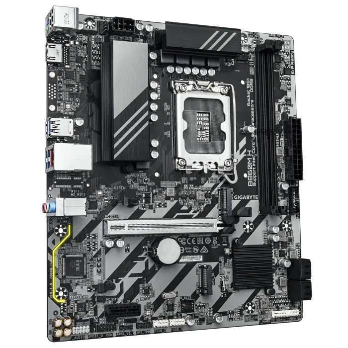GIGABYTE B860M H | Intel B860 Chipset | LGA 1851 Socket | DDR5 Memory | mATX Form Factor - New - Image 3