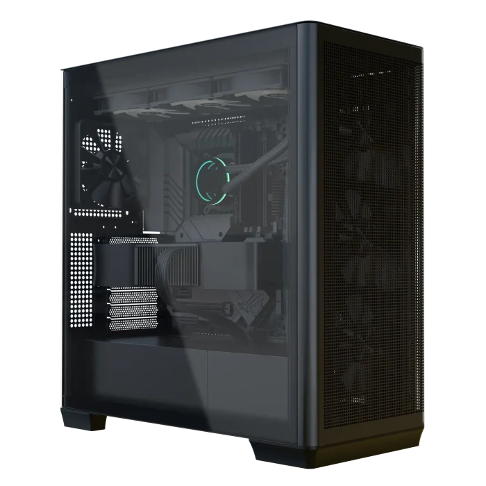 APNX C1-R | Mid-Tower ATX | 4x ARGB PWM Fans | 360mm Radiator Support | BTF Compatible - New - Image 2
