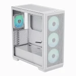 APNX C1-R premium White mid-tower ATX case – 4x PWM ARGB Fan Included – 3×2.5” or 3x 3.5” – 360mm radiator – BTF Compatible.