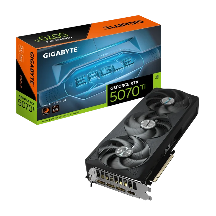 GIGABYTE GeForce RTX 5070 Ti EAGLE OC SFF | 16GB GDDR7 | PCI-E 5.0 | 2542 MHz Core Clock | 3x DP + 1x HDMI - New - Image 7