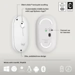 Logitech Pebble Mouse 2 M350s | Wireless & Bluetooth | 4000 DPI | Ambidextrous | Silent Click - New - Image 16