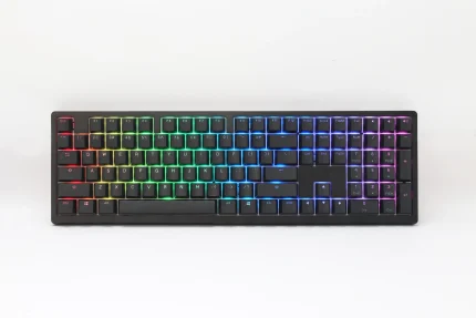 Ducky Keyboard Zero 6108 100% Mechanical Wireless Keyboard; RGB; USB 2.0 / 2.4GHz / BT – Cherry MX2A Blue switches.