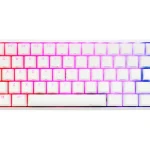 Ducky Keyboard One 2 Pro 60% Mechanical Keyboard; RGB; PBT Double Shot Keycaps – White- Cherry Black .