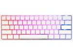 Ducky Keyboard One 2 Pro 60% Mechanical Keyboard; RGB; PBT Double Shot Keycaps – White- Cherry Silver.