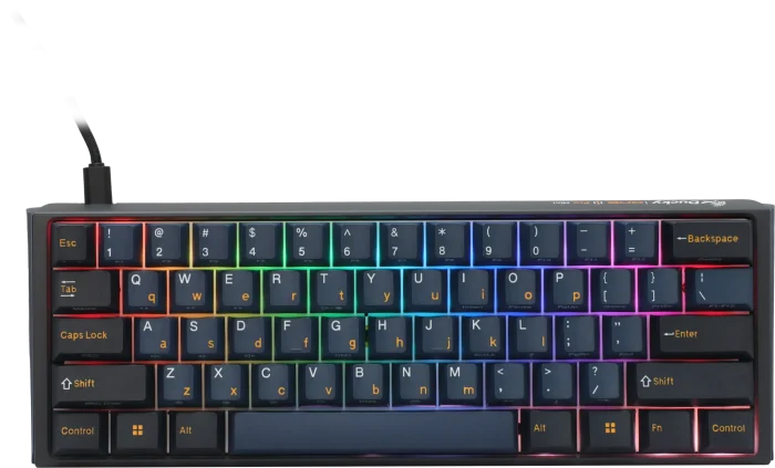 Ducky One 3 Pro 60% Mechanical Keyboard | RGB Backlit | PBT Triple Shot Keycaps | Cherry MX2A Red Switches - New - Image 3