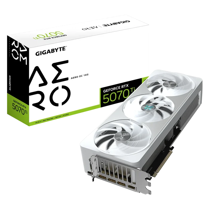 GIGABYTE GeForce RTX 5070 Ti AERO OC | 16GB GDDR7 | PCI-E 5.0 | 2588 MHz Core Clock - New - Image 4