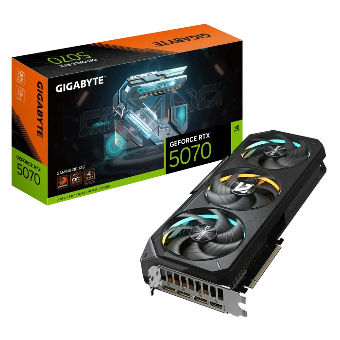 GIGABYTE GeForce RTX 5070 GAMING OC | 12GB GDDR7 | PCI-E 5.0 | 2625 MHz Core Clock - New - Image 7