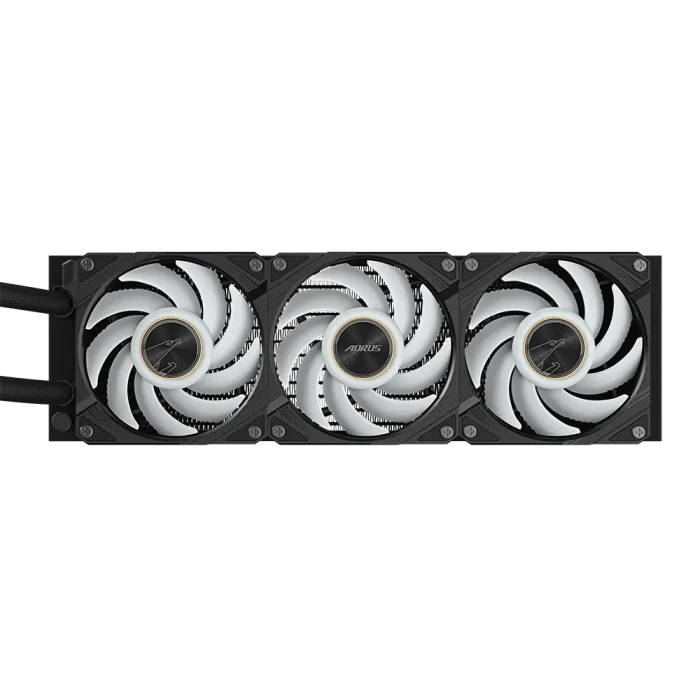 GIGABYTE AORUS WATERFORCE X II 360 | 360mm AIO Liquid Cooler | 3x120mm ARGB Fans | Full-Color LCD | Intel & AMD Compatible - New - Image 5