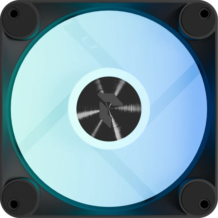 Aerocool APNX FP1-R | 120mm PWM Fan | ARGB Lighting | Black - New - Image 2