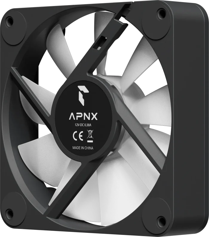 Aerocool APNX FP1-R | 120mm PWM Fan | ARGB Lighting | Black - New - Image 7