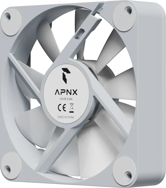 Aerocool APNX FP1-R | 120mm PWM Fan | ARGB Lighting | White - New - Image 7