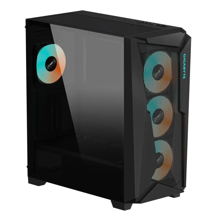 Gigabyte C301 Glass ATX Chassis | 2x 3.5'' & 2x 2.5'' Drive Bays | 360mm Radiator Support | 4x 120mm Fans Included - New - Image 7