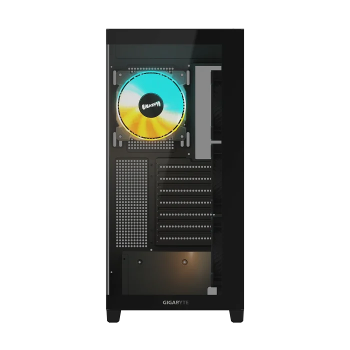 Gigabyte C500 Panoramic Stealth | ATX Mid-Tower | 4x 120mm ARGB Fans | 360mm Radiator Support | 3x Drive Bays - New - Image 2