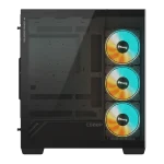 Gigabyte C500 Panoramic Stealth | ATX Mid-Tower | 4x 120mm ARGB Fans | 360mm Radiator Support | 3x Drive Bays - New - Image 4