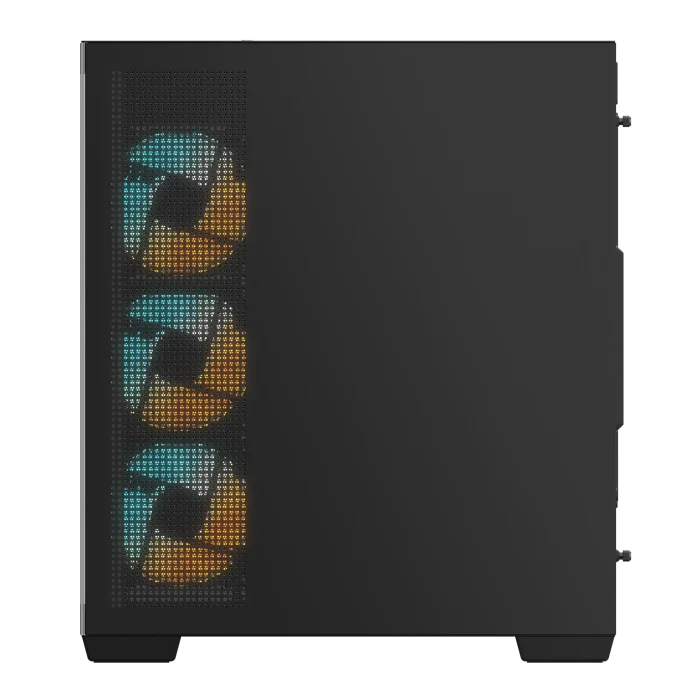 Gigabyte C500 Panoramic Stealth | ATX Mid-Tower | 4x 120mm ARGB Fans | 360mm Radiator Support | 3x Drive Bays - New - Image 6