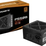 Gigabyte P550B | 550W PSU | 80 PLUS Bronze | ATX Form Factor | Active Cooling - New
