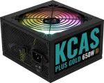 Aerocool KCAS Plus Gold 650W RGB PSU | 80 Plus Gold | 650W Output | RGB Lighting | ATX Form Factor - New