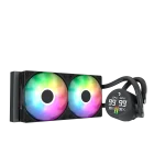 Aerocol Abyss L240 | 240mm Radiator | ARGB Liquid Cooler | Digital Display | Intel & AMD Compatible - New - Image 2