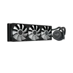 Aerocol Abyss L360 Black – 360mm ARGB Liquid Cooler – Intel LGA1851/LGA1700   – AMD AM4/AM5.