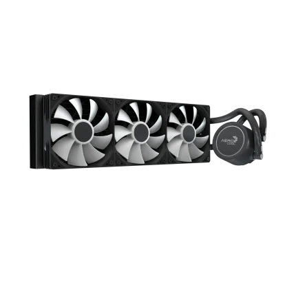 Aerocol Abyss L360 Black – 360mm ARGB Liquid Cooler – Intel LGA1851/LGA1700   – AMD AM4/AM5.
