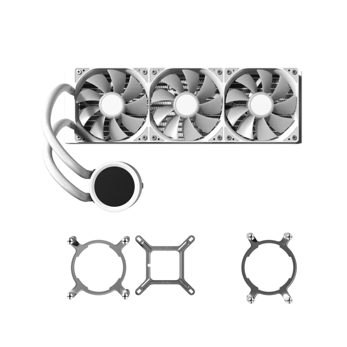 Aerocool Abyss L360 | 360mm ARGB Liquid Cooler | Digital Display | Intel LGA1851/LGA1700 | AMD AM4/AM5 - New - Image 2