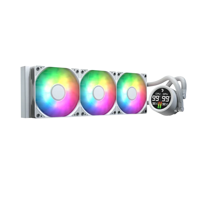 Aerocool Abyss L360 | 360mm ARGB Liquid Cooler | Digital Display | Intel LGA1851/LGA1700 | AMD AM4/AM5 - New - Image 4