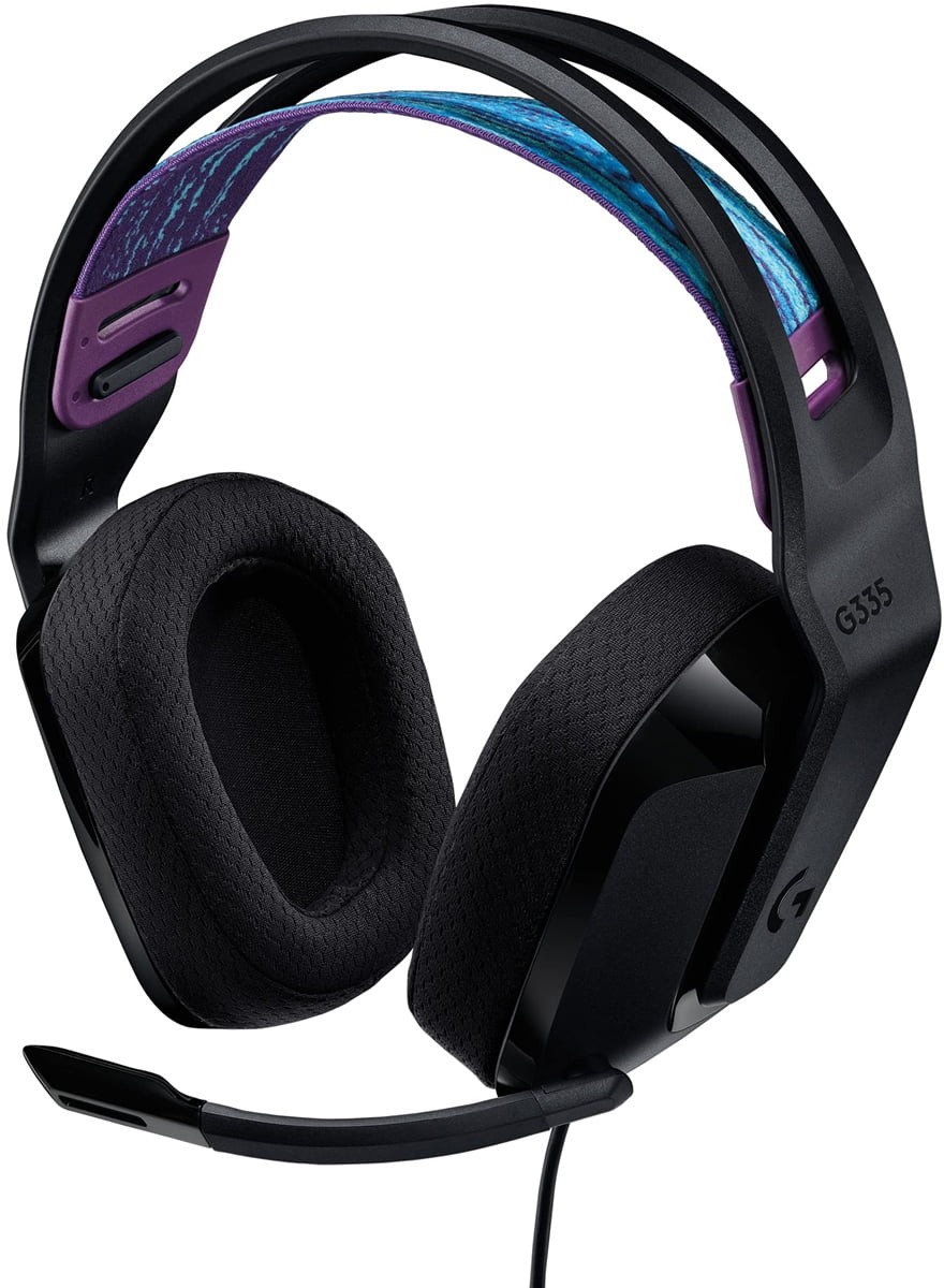 logitech-981-000978-g335-black-1 Logitech G335 Lightspeed Wireless Gaming Headset | Wireless | Lightweight | Flip-to-Mute Mic | Multi-Platform - New - Image 1