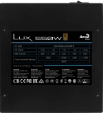 Aerocool LUX Bronze 550W PSU | ATX 24 PIN | 80 Plus Bronze | 550W - New - Image 2