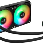 Aerocool Oasis L240 | 240mm Radiator | ARGB Lighting | Intel & AMD Compatible | Liquid CPU Cooler - New