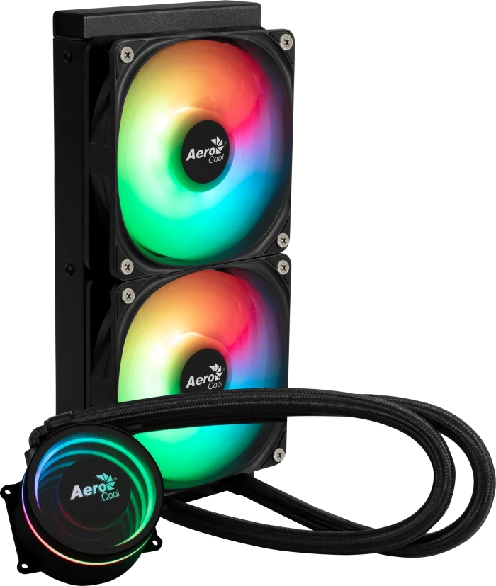 Aerocool Oasis L240 | 240mm Radiator | ARGB Lighting | Intel & AMD Compatible | Liquid CPU Cooler - New - Image 6