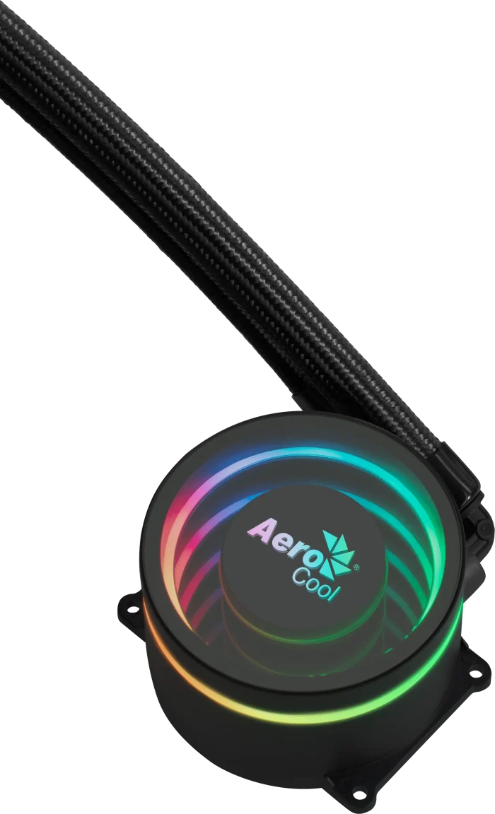 Aerocool Oasis L240 | 240mm Radiator | ARGB Lighting | Intel & AMD Compatible | Liquid CPU Cooler - New - Image 7