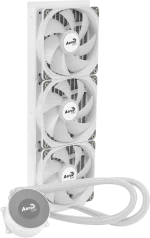 Aerocool Oasis L360 White | 360mm Radiator | ARGB Lighting | Intel LGA1851/LGA1700 Compatible - New - Image 6