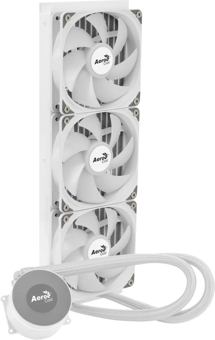 Aerocool Oasis L360 White | 360mm Radiator | ARGB Lighting | Intel LGA1851/LGA1700 Compatible - New - Image 6