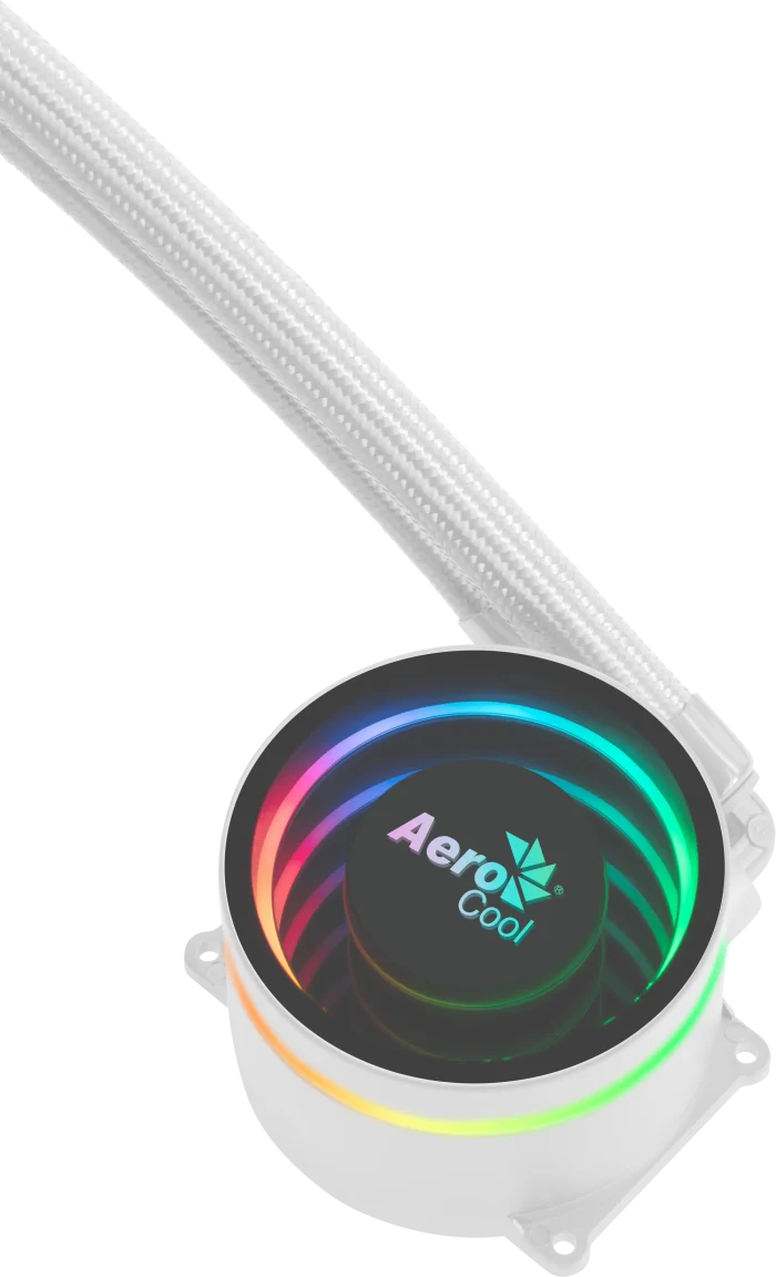 Aerocool Oasis L360 White | 360mm Radiator | ARGB Lighting | Intel LGA1851/LGA1700 Compatible - New - Image 8