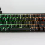 Ducky One 2 Pro | 60% Layout | RGB Backlight | PBT Double Shot Keycaps | Cherry Black Switches - New