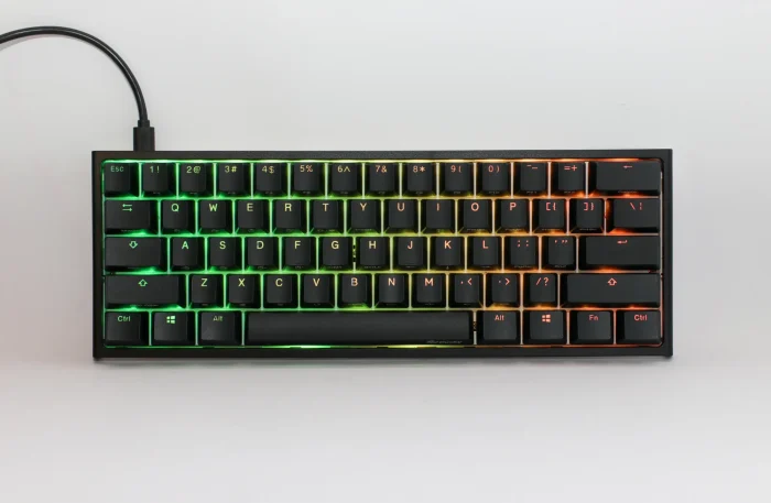 Ducky One 2 Pro | 60% Layout | Cherry MX Blue Switches | RGB Backlit | PBT Double Shot Keycaps - New - Image 2